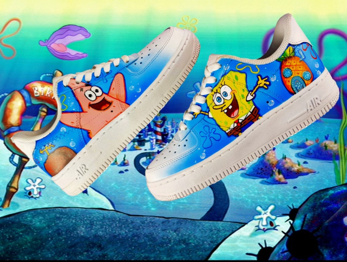 spongebob air forces