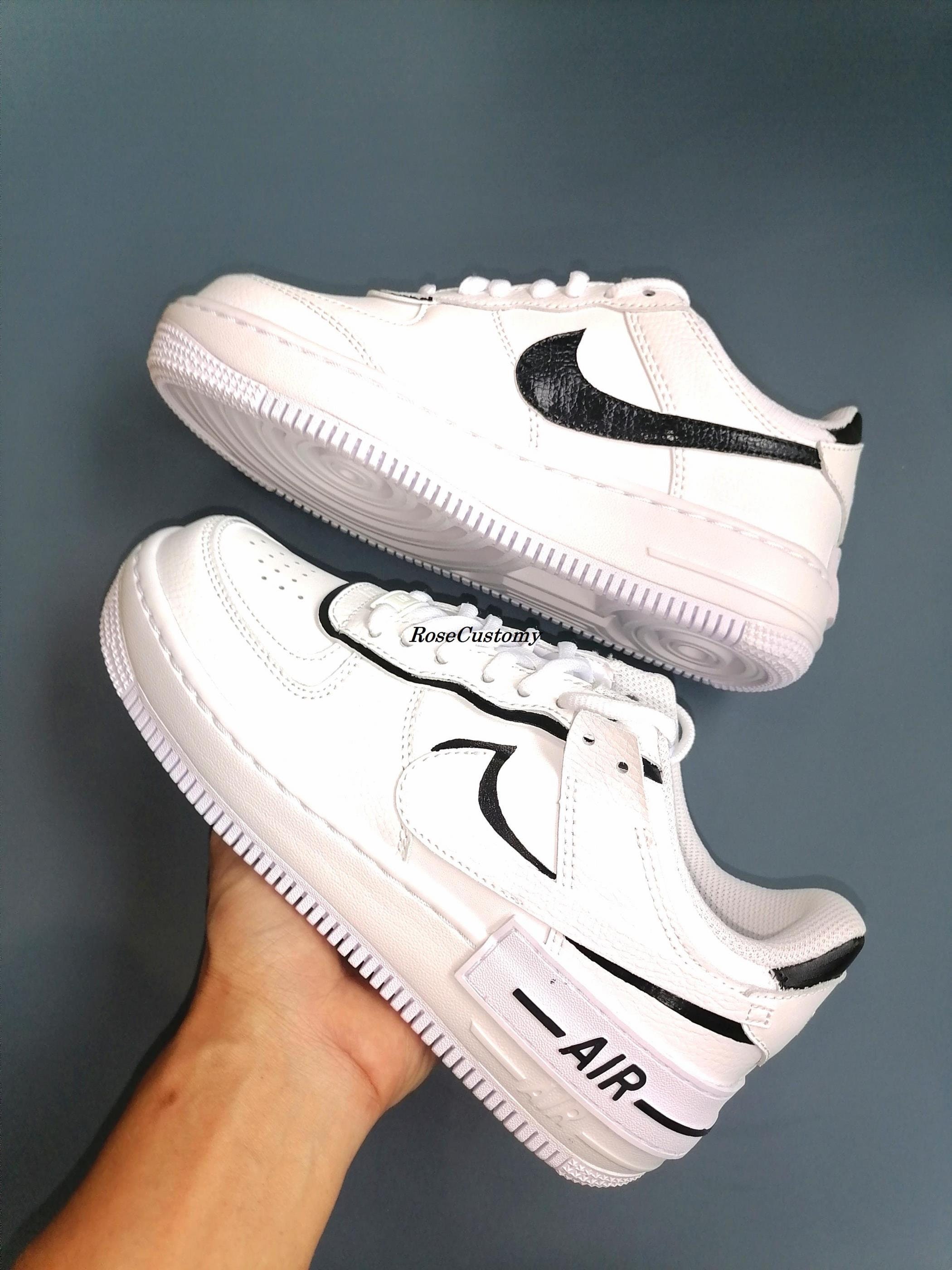 Custom Air Force 1 Shadow Sneakers Custom Nike Air Force One | Etsy