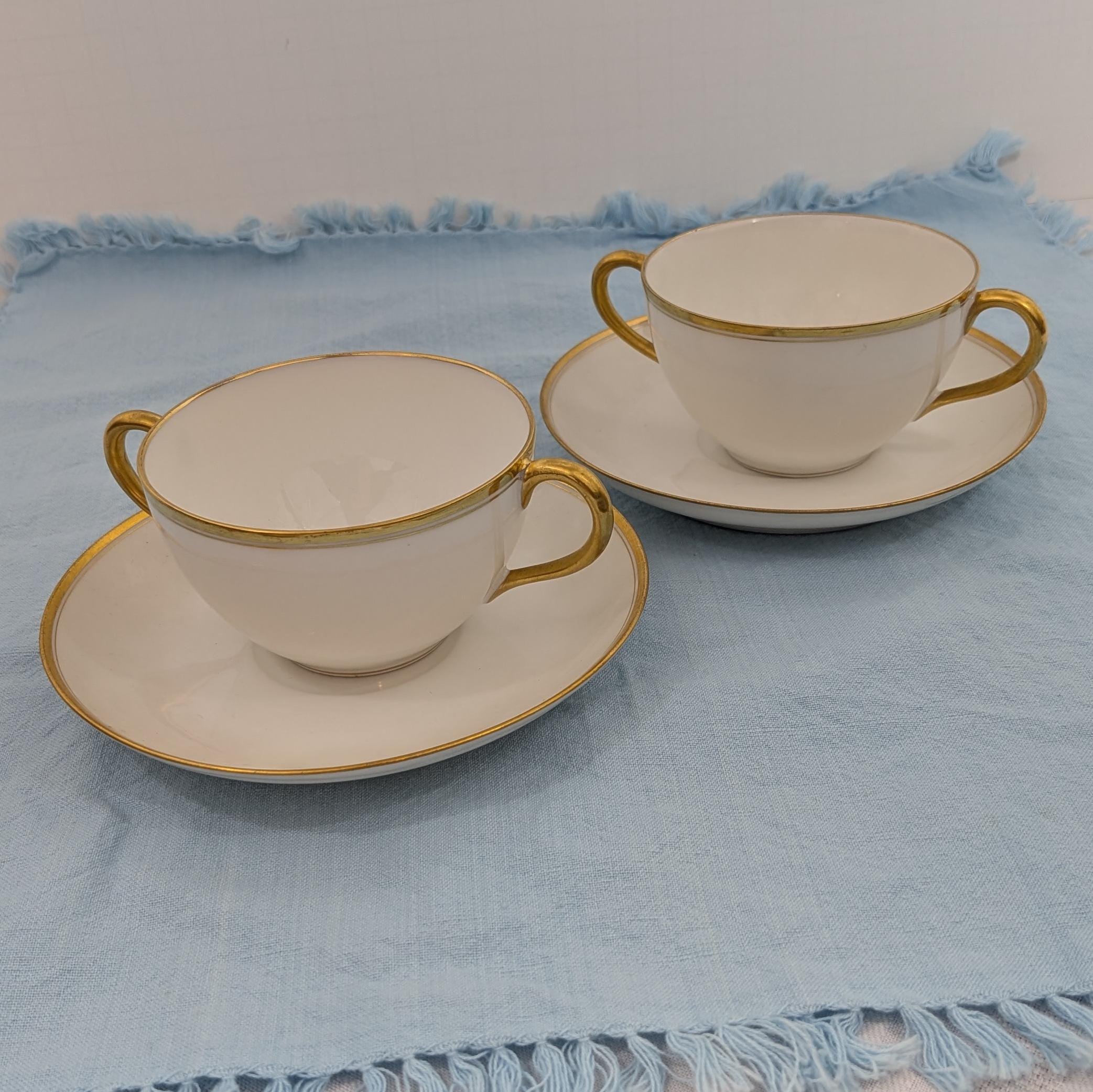 Limoge bouillon cups - Etsy 日本