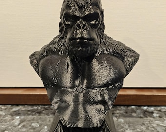 King Kong 3D Printed Bust Figure