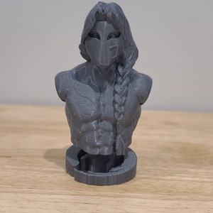 Vega from Street Fighter 3D Printed Bust Fan Art