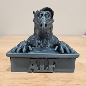 Alf 3D Printed figure, Alf Fan Art Alf STL