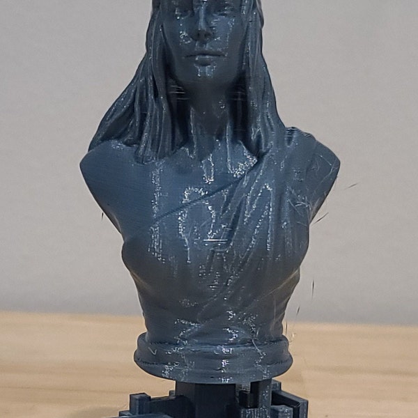 Elektra 3D Printed Bust Fan Art Marvel