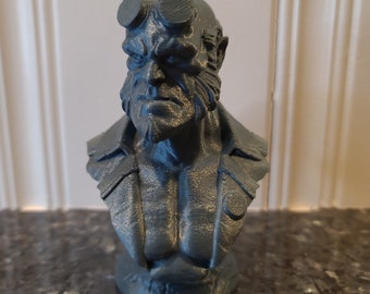 Busto de Hellboy - Figura impresa en 3D