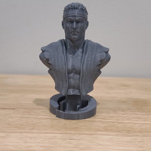 Ryu from Street Fighter 3D Printed Bust Fan Art