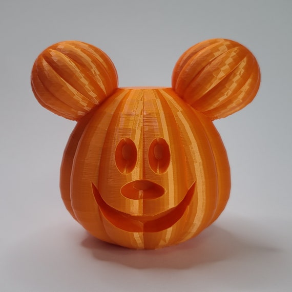 3D Disney Straw Topper Decoration Mickey Mouse Pumpkin Tower for