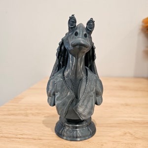 Jar Jar Binks 3D Printed Bust Star Wars