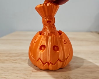Pullkin Pumpkin Halloween Decoration 3D Printed