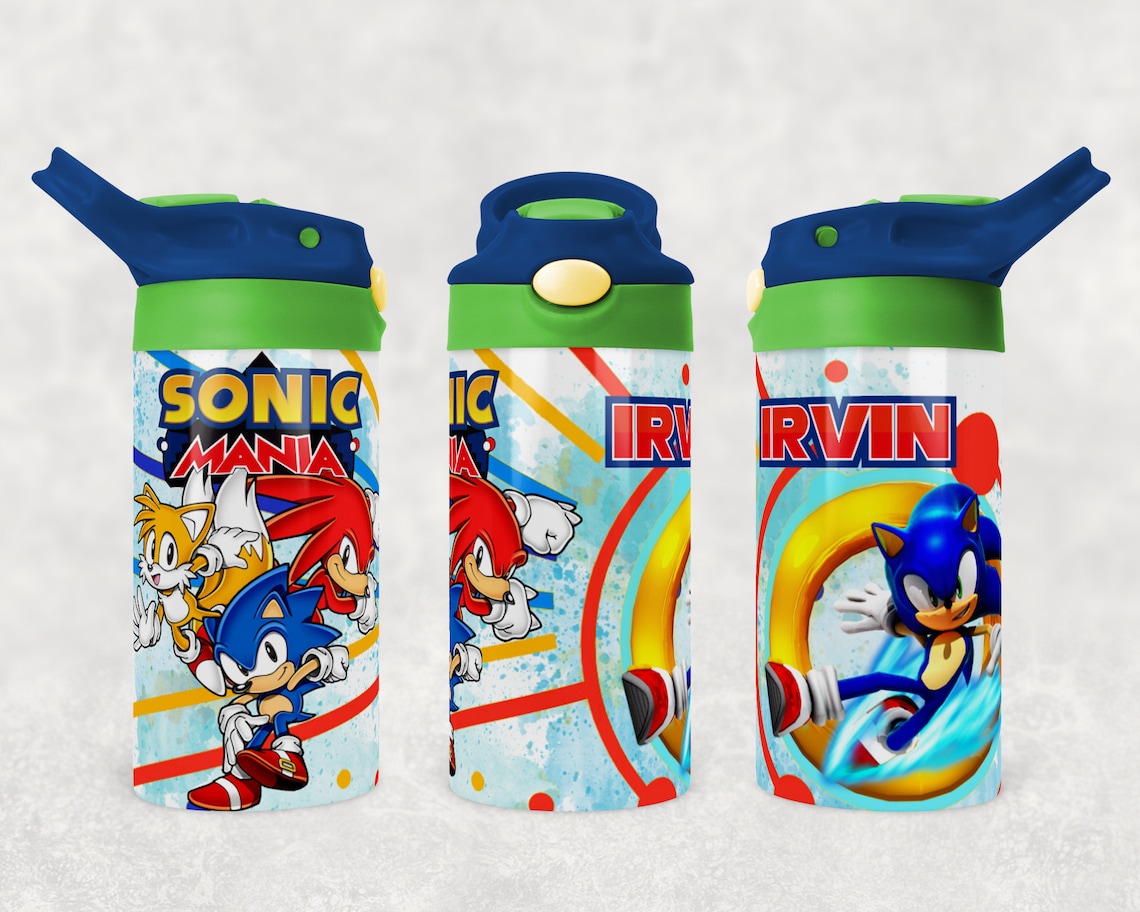 Sonic Water Bottle/stainless Steel 12oz Double Wall/for Kids Etsy