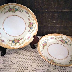 □100年前オールドノリタケ廃盤レア♡ 175番スープ皿&サラダ