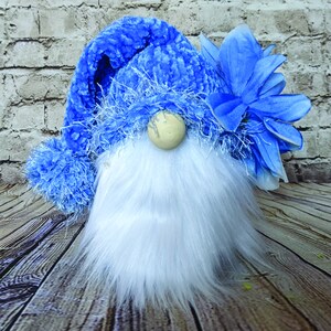 Fuzzy Brim Flower Gnome | Grunge Woodland Gnome