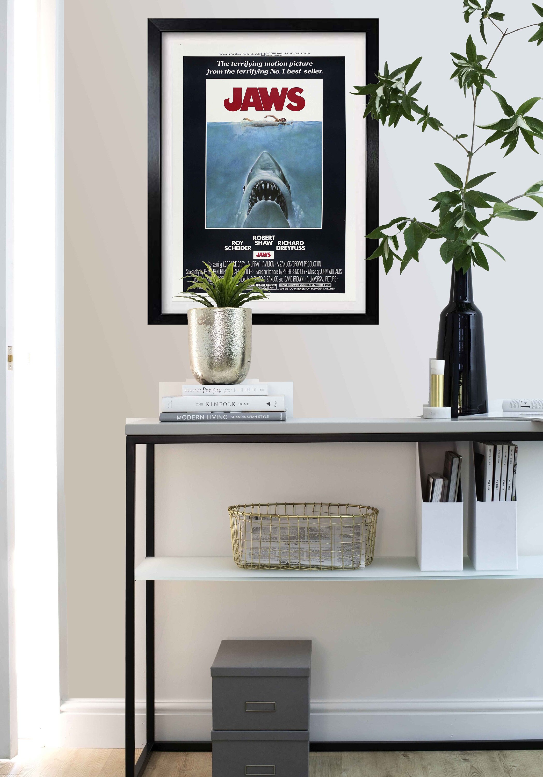 Jaws Framed / Unframed Movie Advertising Poster Etsy