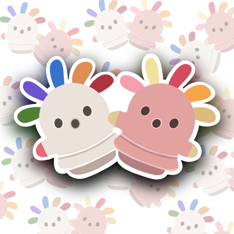 Gyroid Stickers Squeakoid Gyroid Animal Crossing Vinyl Sticker ACNH - Etsy