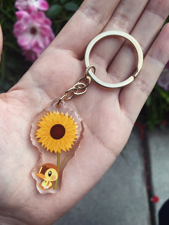 SPROUT MOLE Acrylic Keychain 苗モグラ SPROUT MOLE Acrylic Keychain 苗モグラ Sprout Mole Keychain