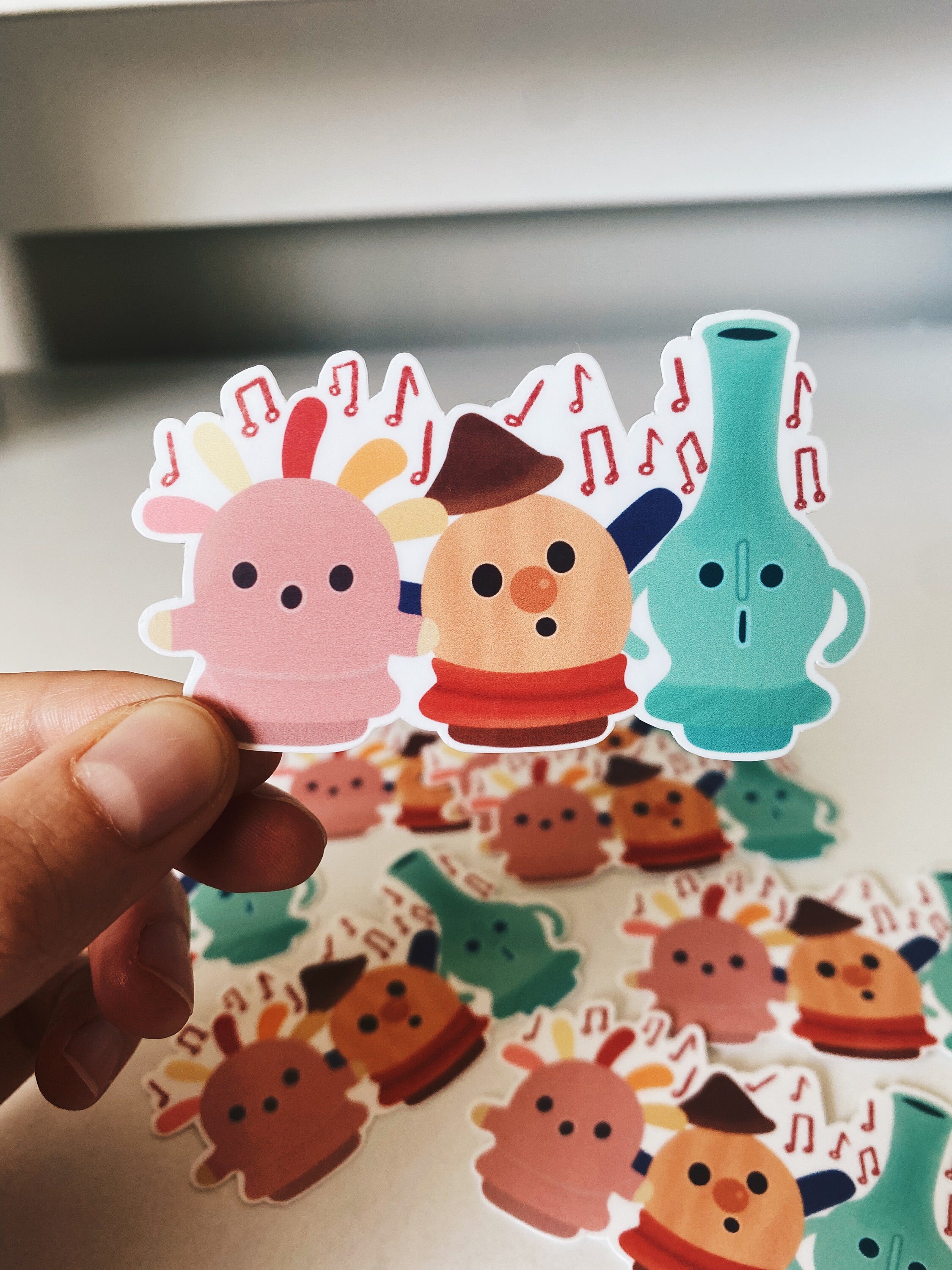 Gyroid Stickers Gyroid Animal Crossing Vinyl Sticker | ACNH - Etsy