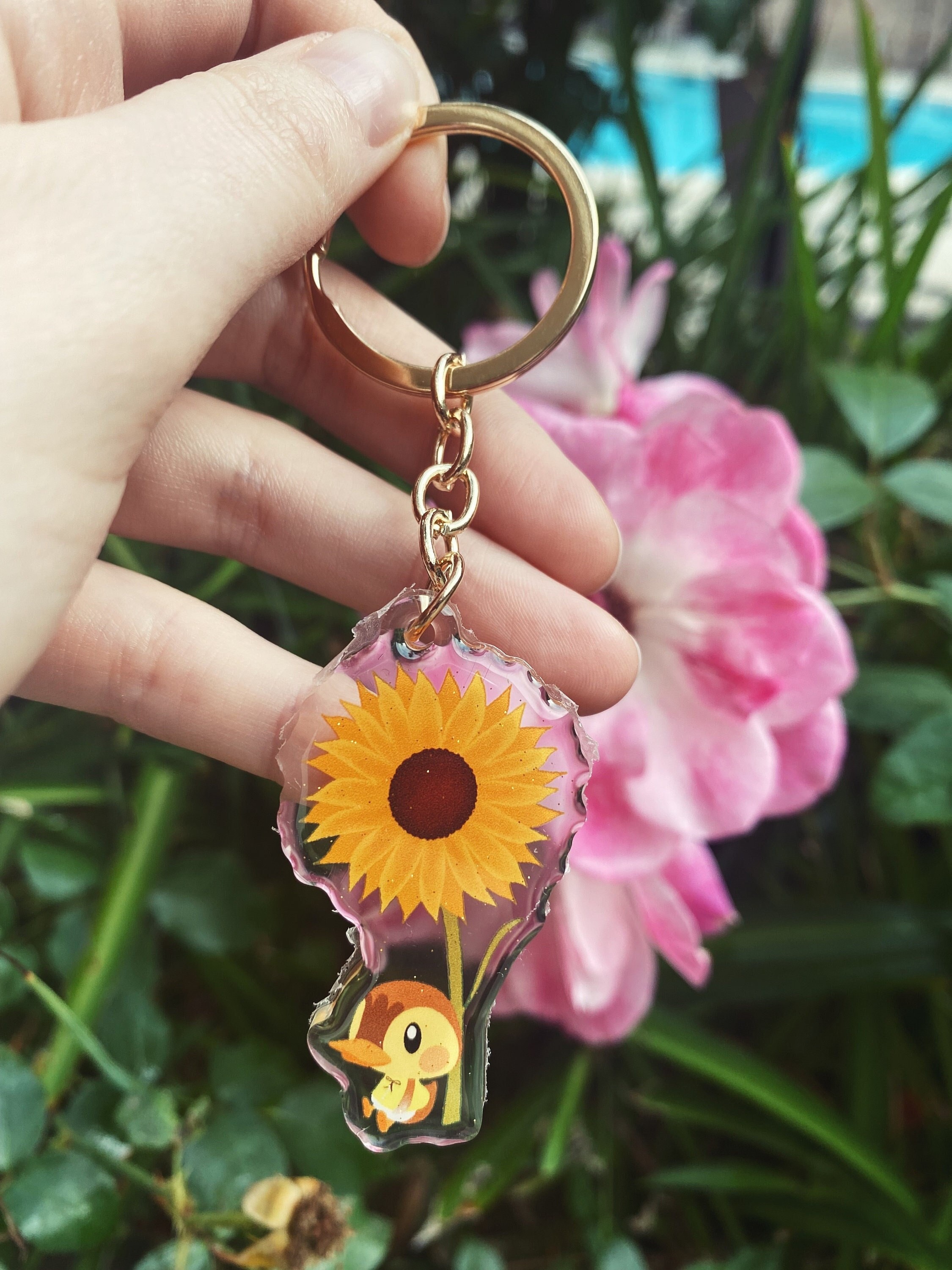 SPROUT MOLE Acrylic Keychain 苗モグラ SPROUT MOLE Acrylic Keychain 苗モグラ Sprout Mole Keychain
