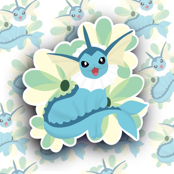 シャワーズ ポケモン イーブイ進化 ホログラフィック ビニール