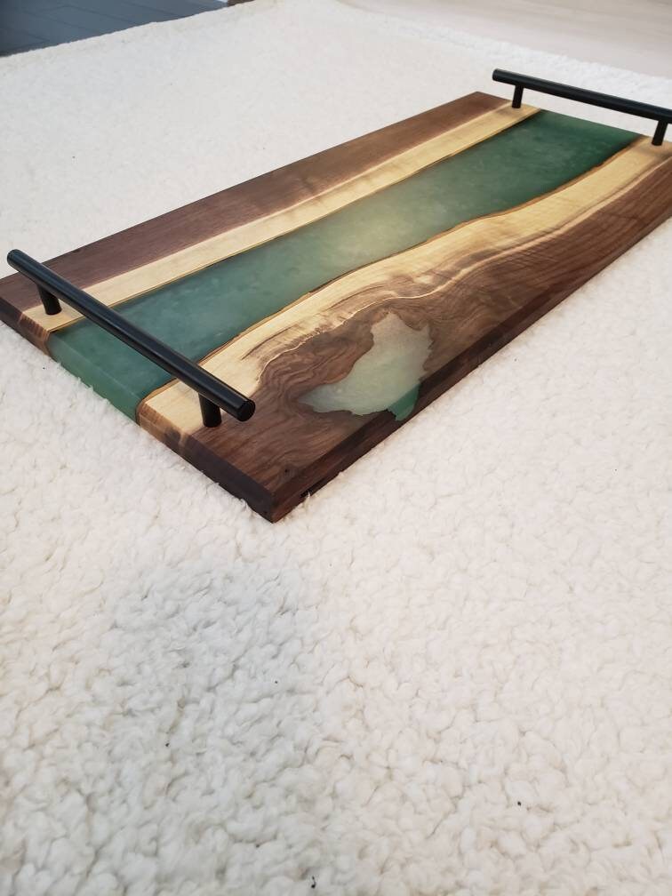 Epoxy resin charcuterie board Etsy