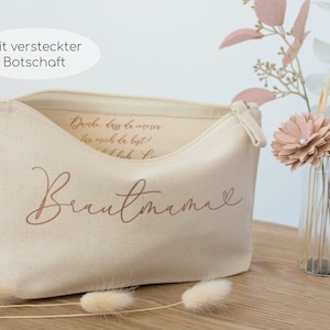 Gift for mother of the bride | Personalized bag with hidden message