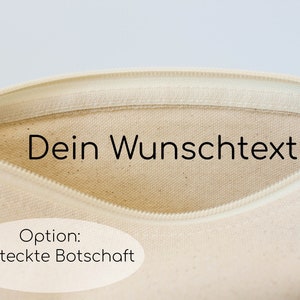 Option: Versteckte Botschaft | Bitte nur in Kombination mit einem Täschchen bestellen!