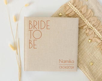 Personalisierbares Fotoalbum 25x25 cm oder 30x31 cm | 'Bride to be' | JGA