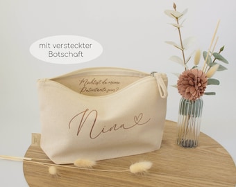 Täschchen mit versteckter Botschaft | Geschenk für Patentante