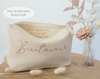 Gift for mother of the bride | Personalized bag with hidden message