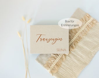 Personalisierbare Aufbewahrungsbox | Erinnerungsbox | Text | Geschenk für Braut, Dankesgeschenk für Trauzeugin, Brautmama