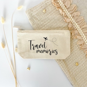 Täschchen für Reiseerinnerungen, Geschenkidee Reisen, Geschenk für Weltenbummler, Travel Memories
