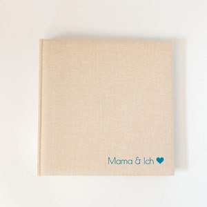 Album photo personnalisable 25x25 ou 30 x 31 cm Cœur Blau