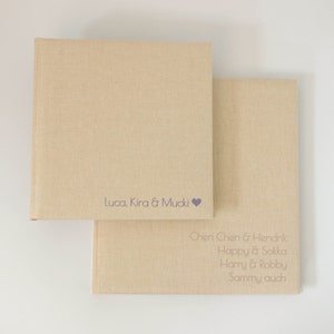 Personalizable photo album 25x25 or 30 x 31 cm Heart image 4