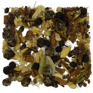 Simply Spice Pearl | Artisan Chai | Jasmine Pearl tea with Chai Spice | Loose Leaf
