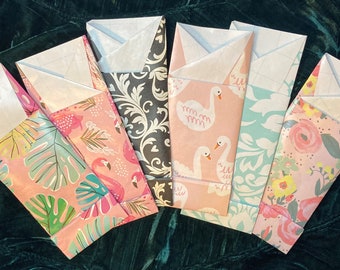 Origami Envelopes for Bookmarks, Handmade