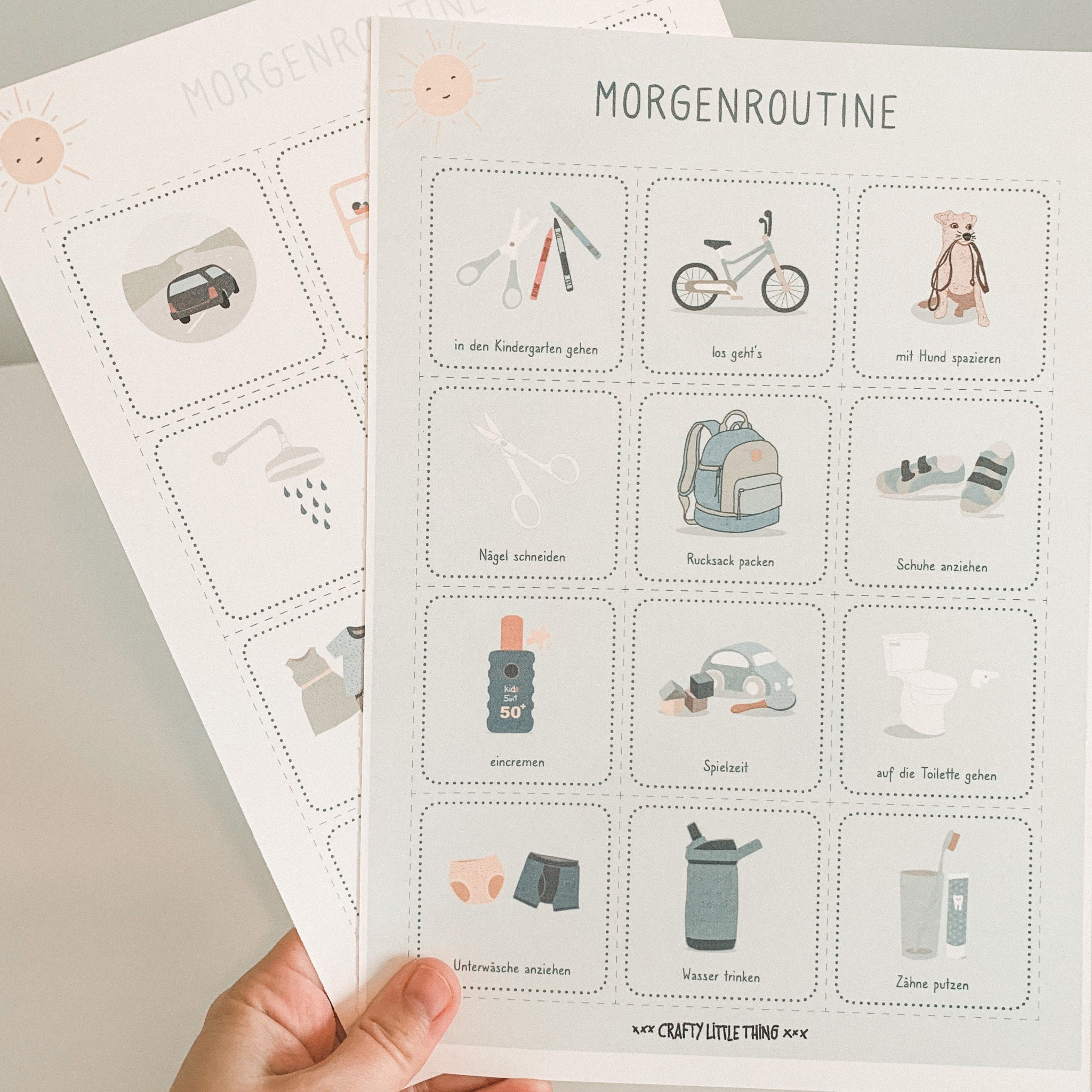 Printable Morning Routine Cards for Toddlers / Morning Ritual - Etsy