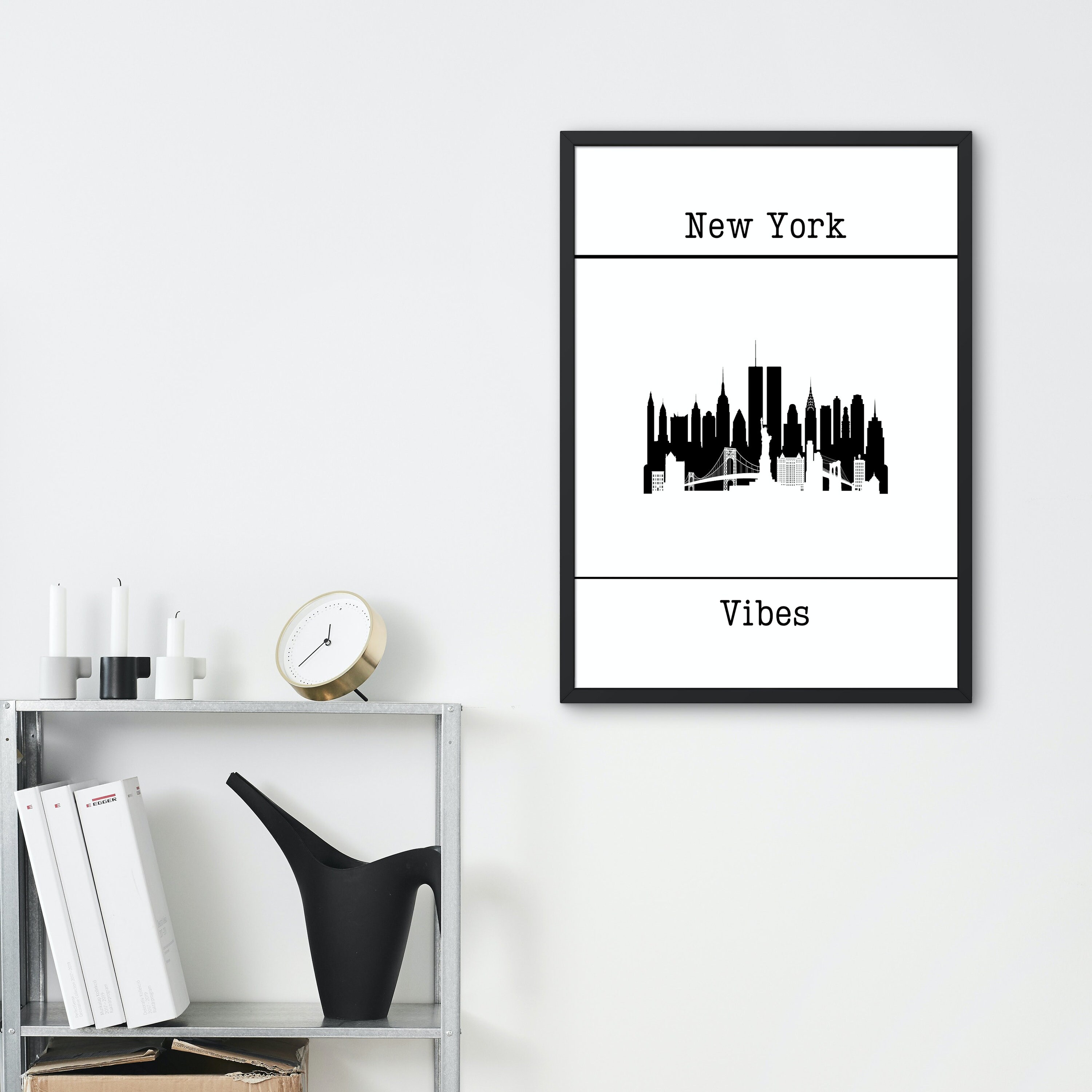 New York Vibes Dorm Room Wall Art Desk Decor NYC Digital Etsy UK