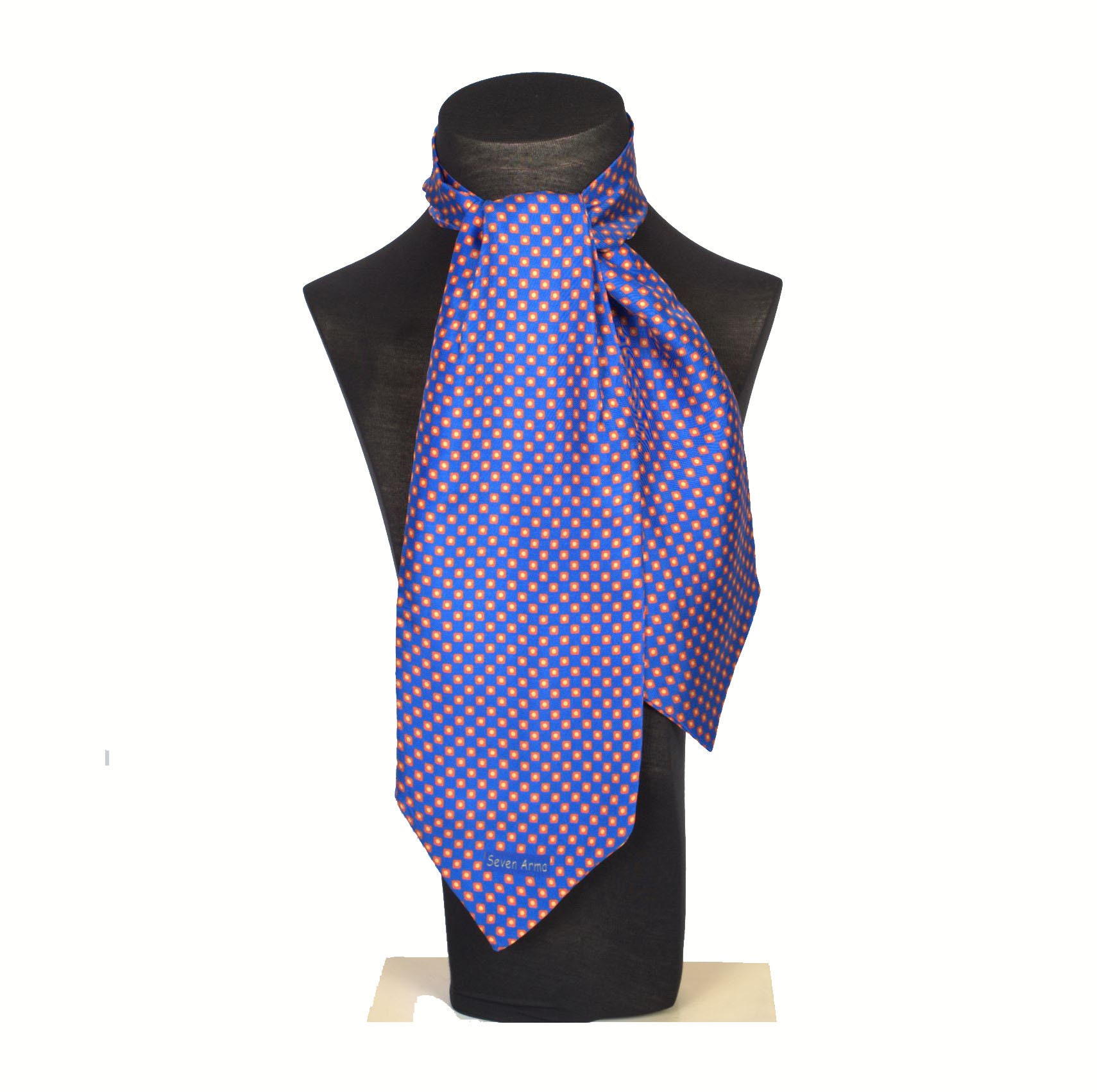 Ladder Sky Blue Color Ascor Men's Scarf