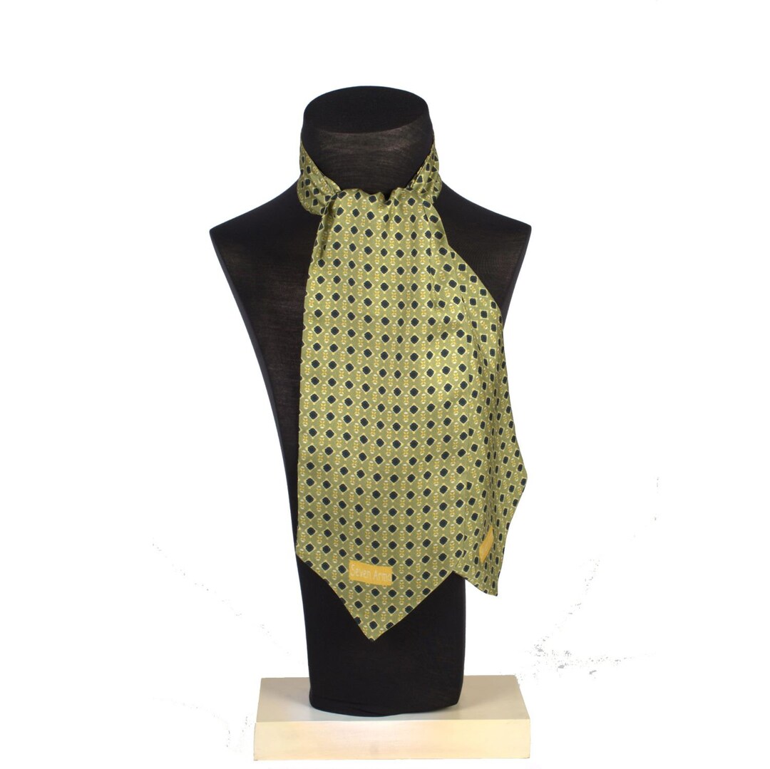 Amisos Saf Ipek Ascot Fular Etsy