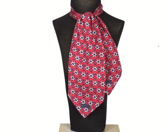Eros Red Color    Ascot Men&#39;s Scarf