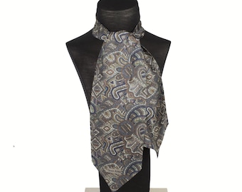 Zeus Claret Red Ascot Men&#39;s Scarf