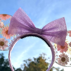 Resin Mouse Ears, Butterfly Garden Resin Mouse Ears