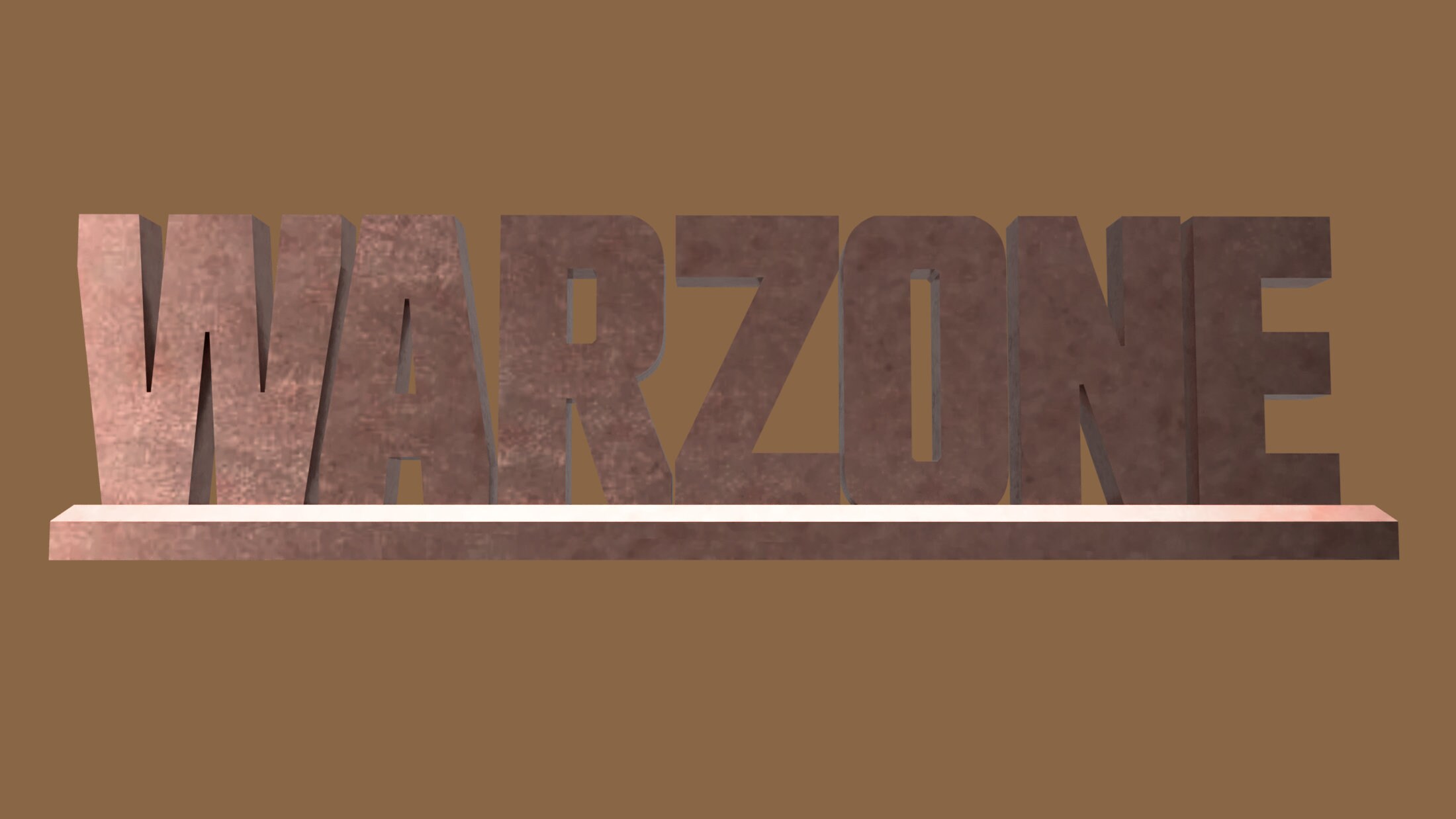 WARZONE 3D Printed Logo - Etsy
