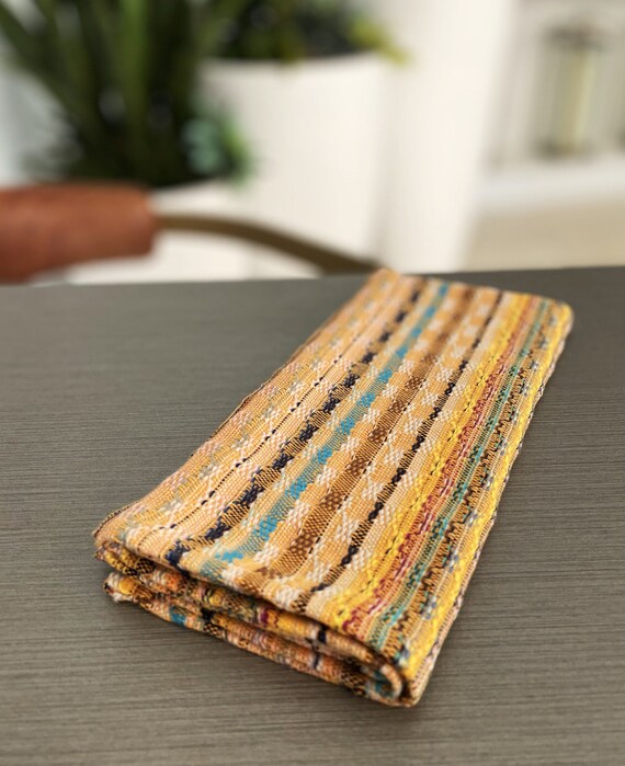 Yellow Orange Bohemian Washcloth Sets Citizens of the Beach Collection Gift Wrap Napkin Set Dish Dish Cloth Salmon Boho Kitchen Towels Etsy Australia