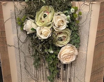 Beautiful Harper's Magazine Vintage Book Brimming with Flowers