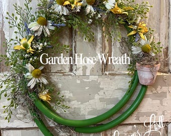 Garden Hose Wreath