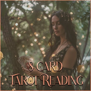 Tarot à 8 cartes et/ou lecture de cartes Oracle. Lecture rapide et précise.