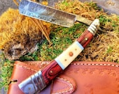 Damascus Steel Straight Razor Cut Throat Barber Salon Shaving