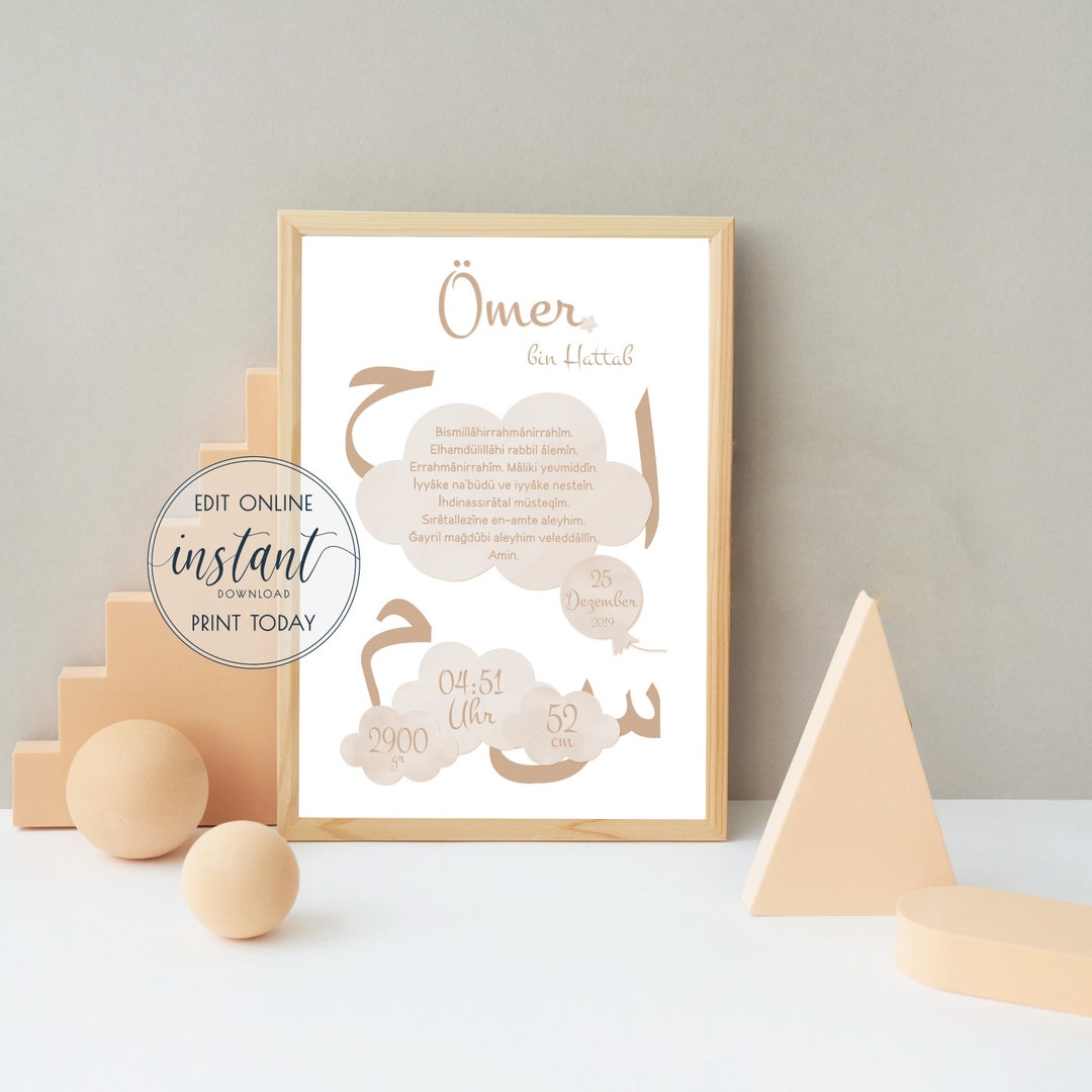 Islamic Wallart for Kids Islamic Dua for Kids Protection Dua in the