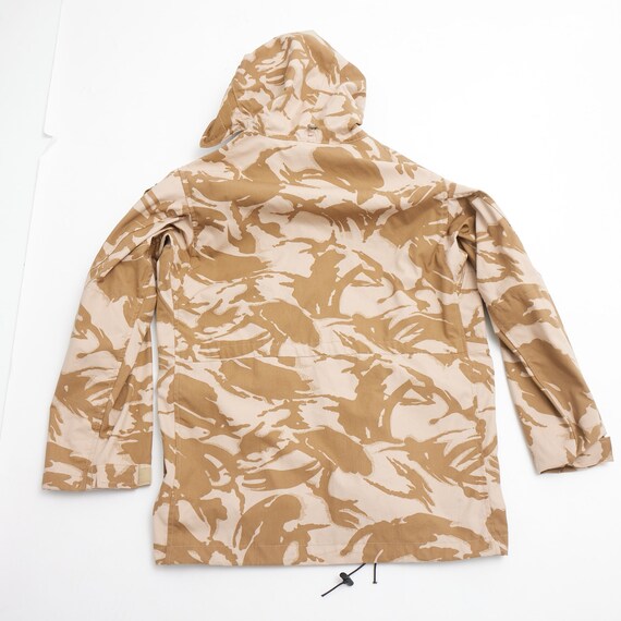 Vintage British Anorak Desert Camouflage Military… - image 4