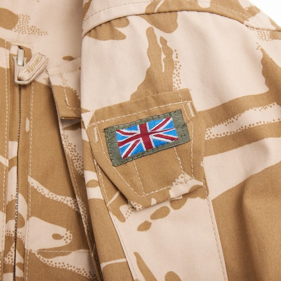 Vintage British Anorak Desert Camouflage Military… - image 2