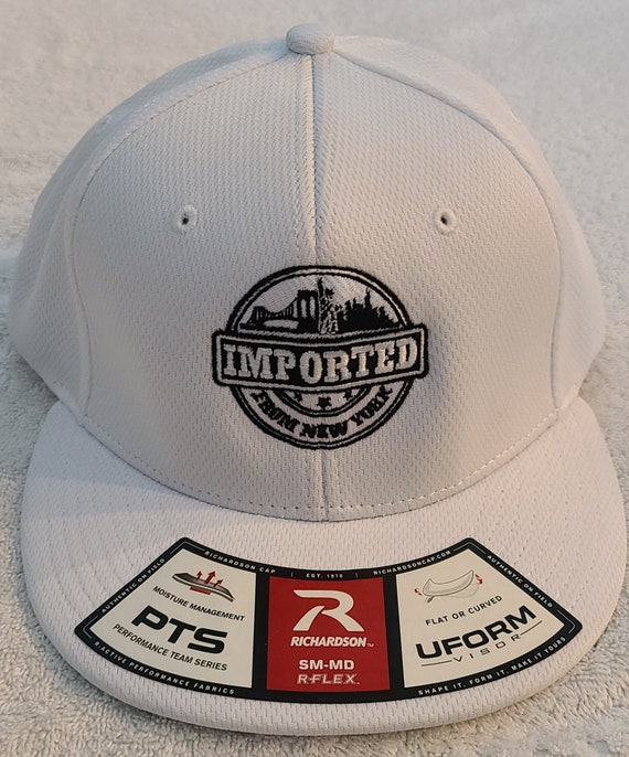 Imported From New York Richardson Baseball Style Flexfit Hat White - Etsy